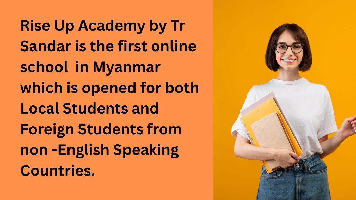 TR. Sandar in the classroom
